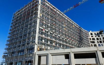 🚨🚧 Superbe avancée sur le chantier du Quai de Brienne à Bordeaux !Excellente nouvelle ! La phase 1 et 1B du montage de la structure du chantier du Quai de Brienne est terminée avec succès.