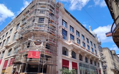 Le travail est presque terminé aux Galeries Lafayette Rue Saint de Catherine à Bordeaux ! hashtag#Expertise